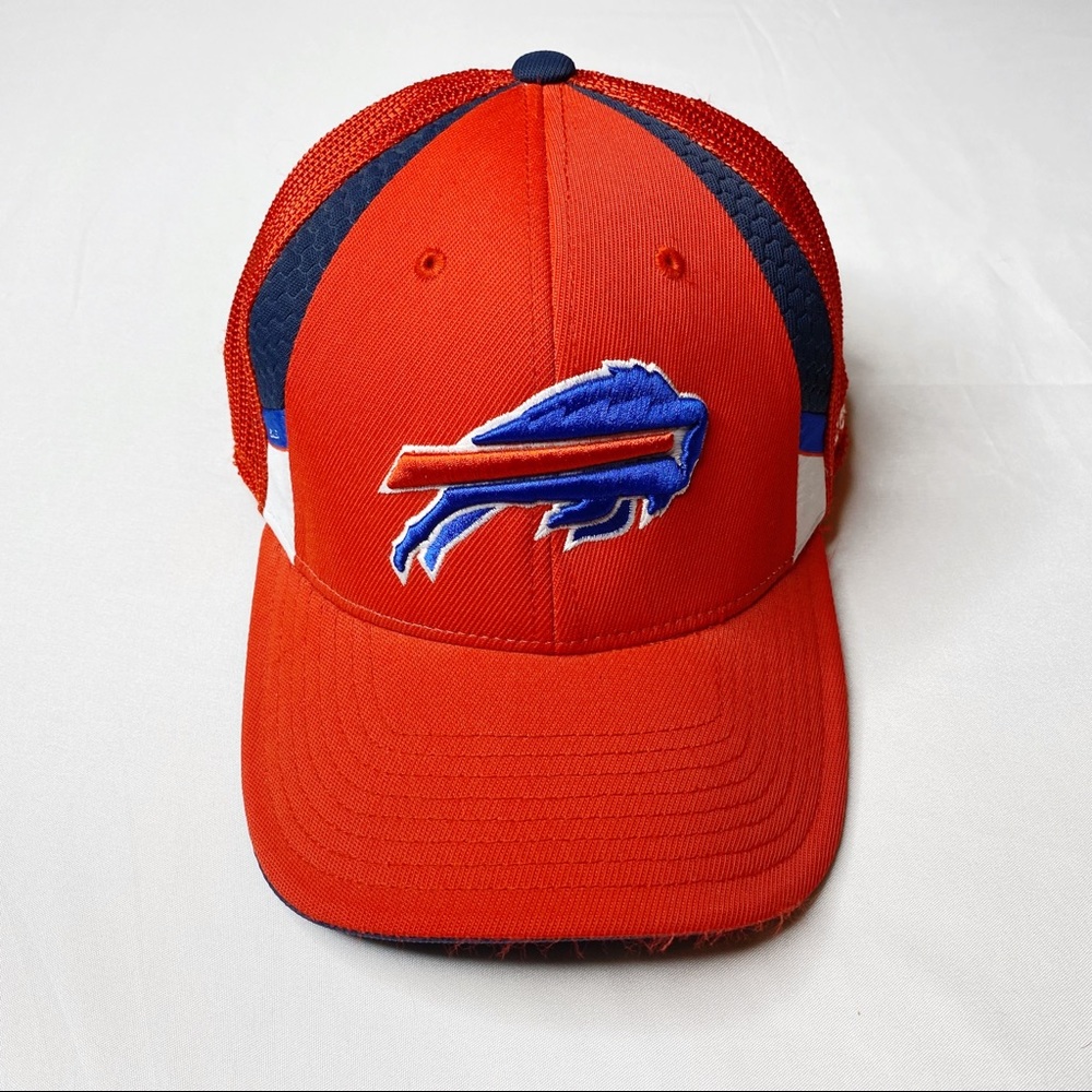 Reebok Buffalo Bills NFL Fitted Hat Red Blue S/M Bills mafia